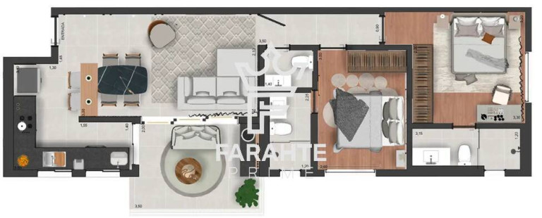 Imagem Apartamento com 2 Quartos à Venda, 63 m² em Embaré - Santos Imagem Apartamento com 2 Quartos à Venda, 63 m² em Embaré - Santos