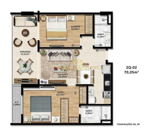 Imagem Apartamento com 1 Quarto à Venda, 28 m² em Stella Maris - Salvador Imagem Apartamento com 1 Quarto à Venda, 28 m² em Stella Maris - Salvador