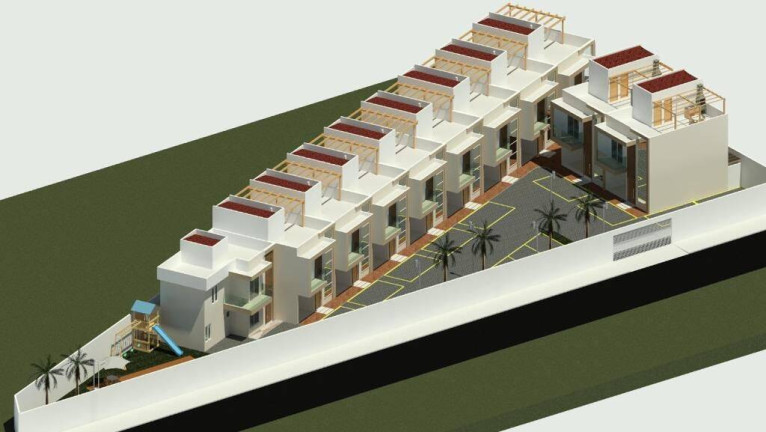 Imagem Casa de Condomínio com 3 Quartos para Alugar, 120 m² em Alphaville (abrantes) - Camaçari