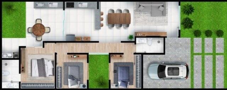 Imagem Casa de Condomínio com 3 Quartos à Venda, 110 m² em Jardim Terras De São Francisco - Sorocaba
