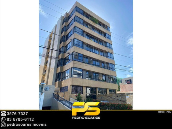 Apartamento com 3 Quartos à Venda, 114 m² em Cabo Branco - João Pessoa