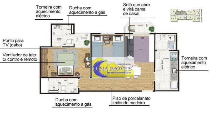 Imagem Apartamento com 2 Quartos à Venda, 62 m² em Barcelona - São Caetano Do Sul Imagem Apartamento com 2 Quartos à Venda, 62 m² em Barcelona - São Caetano Do Sul
