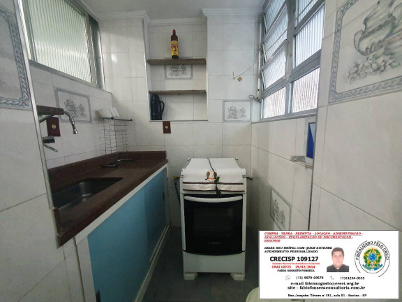 Imagem Apartamento com 1 Quarto para Alugar, 75 m² em Gonzaga - Santos Imagem Apartamento com 1 Quarto para Alugar, 75 m² em Gonzaga - Santos