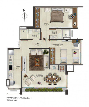 Imagem Apartamento com 3 Quartos à Venda, 146 m² em Centro - Torres Imagem Apartamento com 3 Quartos à Venda, 146 m² em Centro - Torres