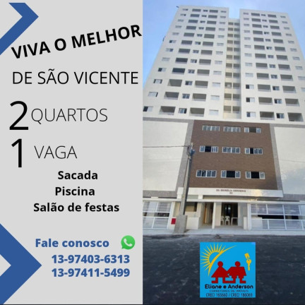Imagem Apartamento com 2 Quartos à Venda, 54 m² em Jardim Independência - São Vicente Imagem Apartamento com 2 Quartos à Venda, 54 m² em Jardim Independência - São Vicente