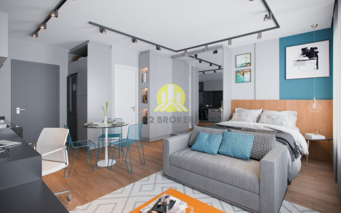 Imagem Studio com 1 Quarto à Venda, 27 m² em Centro - Curitiba Imagem Studio com 1 Quarto à Venda, 27 m² em Centro - Curitiba