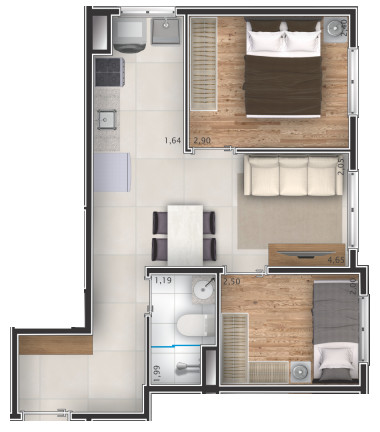 Imagem Apartamento com 2 Quartos à Venda, 51 m² em Saúde - São Paulo Imagem Apartamento com 2 Quartos à Venda, 51 m² em Saúde - São Paulo