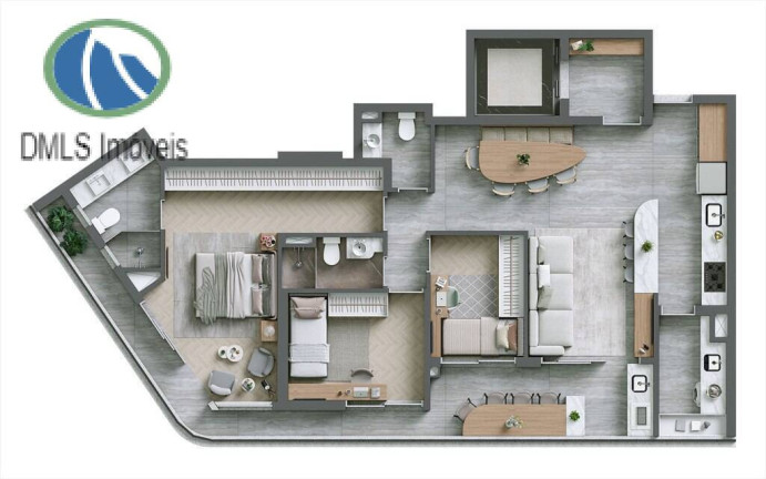 Imagem Apartamento com 3 Quartos à Venda, 110 m² em Alphagran Alphaville - Barueri Imagem Apartamento com 3 Quartos à Venda, 110 m² em Alphagran Alphaville - Barueri