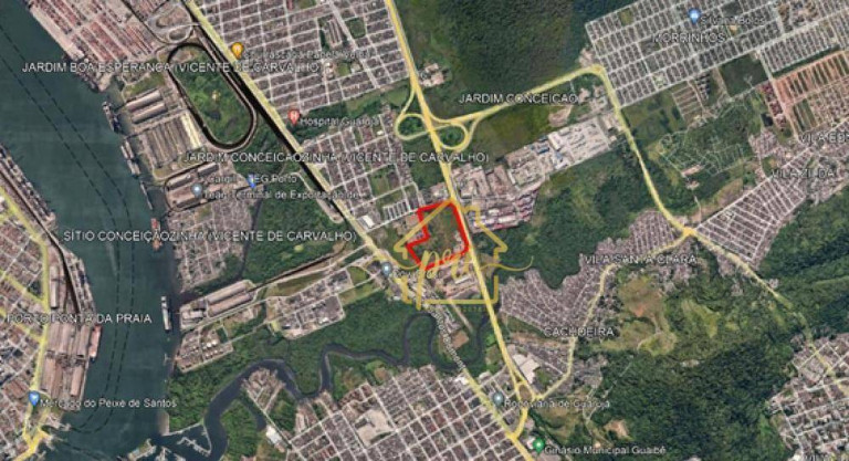 Imagem Terreno à Venda, 93.003 m² em Sítio Paecara (vicente De Carvalho) - Guarujá Imagem Terreno à Venda, 93.003 m² em Sítio Paecara (vicente De Carvalho) - Guarujá