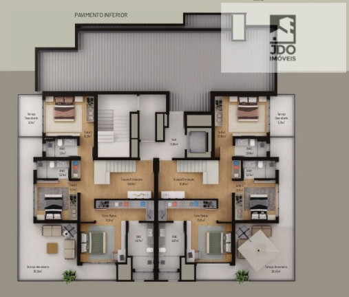 Imagem Cobertura com 3 Quartos à Venda, 155 m² em Juvevê - Curitiba Imagem Cobertura com 3 Quartos à Venda, 155 m² em Juvevê - Curitiba