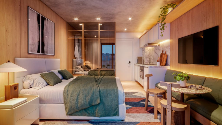 Imagem Apartamento com 2 Quartos à Venda, 40 m² em Centro - Curitiba