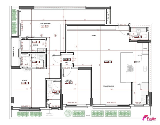 Imagem Apartamento com 3 Quartos à Venda, 141 m² em Centro - Florianópolis Imagem Apartamento com 3 Quartos à Venda, 141 m² em Centro - Florianópolis