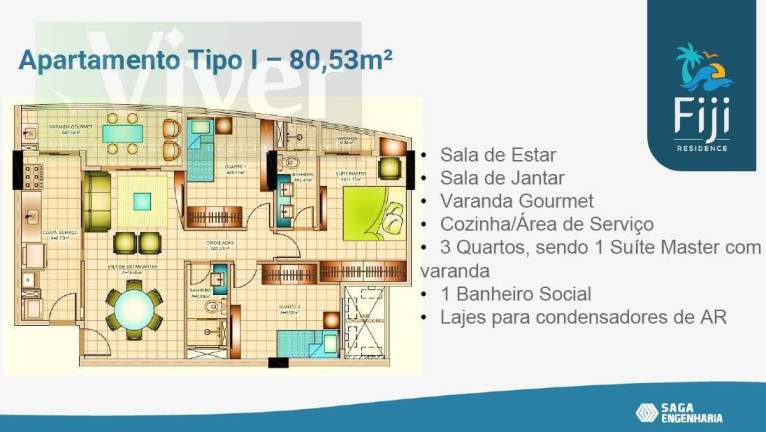 Imagem Apartamento à Venda, em Cohama - São Luís Imagem Apartamento à Venda, em Cohama - São Luís