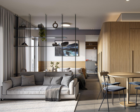 Imagem Apartamento com 1 Quarto à Venda, 31 m² em São Francisco - Curitiba Imagem Apartamento com 1 Quarto à Venda, 31 m² em São Francisco - Curitiba