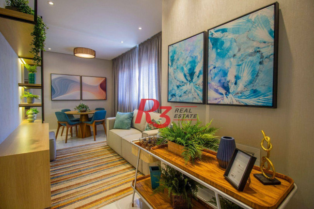 Apartamento com 1 Quarto à Venda, 44 m² em Ponta Da Praia - Santos