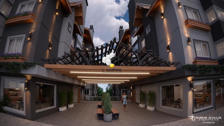Imagem Apartamento com 1 Quarto à Venda, 56 m² em Moura - Gramado