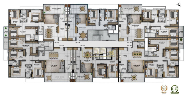 Imagem Cobertura com 4 Quartos à Venda, 326 m² em Nossa Senhora Do Rosário - São José Imagem Cobertura com 4 Quartos à Venda, 326 m² em Nossa Senhora Do Rosário - São José
