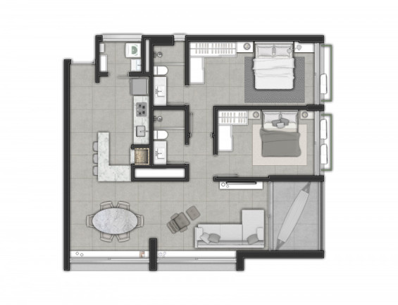 Imagem Apartamento com 3 Quartos à Venda, 103 m² em Centro - Torres Imagem Apartamento com 3 Quartos à Venda, 103 m² em Centro - Torres