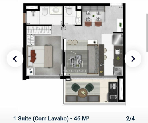 Imagem Apartamento com 1 Quarto à Venda, 46 m² em Vila Clementino - São Paulo Imagem Apartamento com 1 Quarto à Venda, 46 m² em Vila Clementino - São Paulo