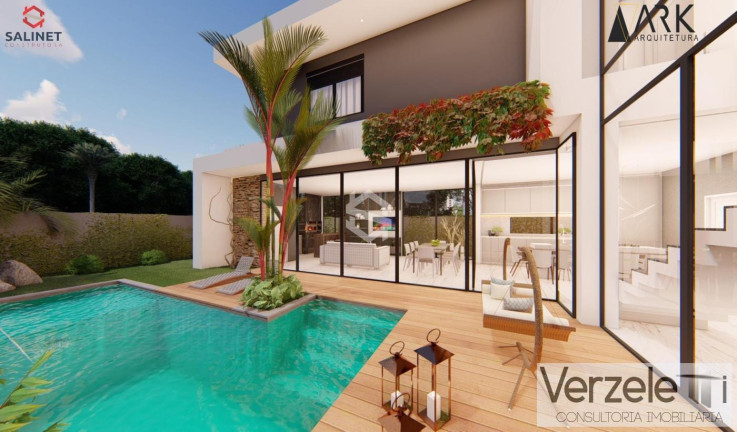 Imagem Casa com 3 Quartos à Venda, 309 m² em Jardim Dourado - Porto Belo