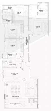 Imagem Imóvel com 3 Quartos à Venda, 125 m² em Meia Praia - Itapema