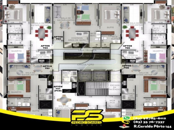 Imagem Apartamento com 2 Quartos à Venda, 59 m² em Cabo Branco - João Pessoa Imagem Apartamento com 2 Quartos à Venda, 59 m² em Cabo Branco - João Pessoa