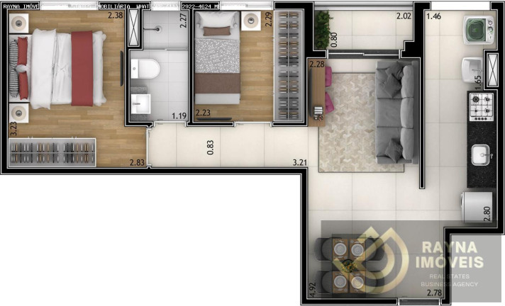 Imagem Apartamento com 2 Quartos à Venda, 45 m² em Vila Ede - São Paulo