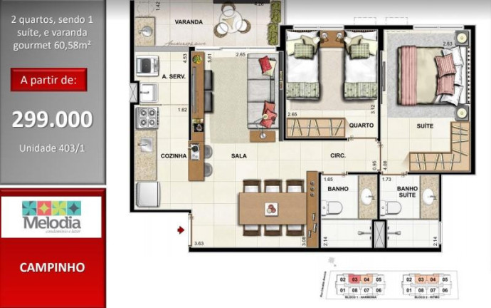 Imagem Apartamento com 3 Quartos à Venda, 72 m² em Campinho - Rio De Janeiro