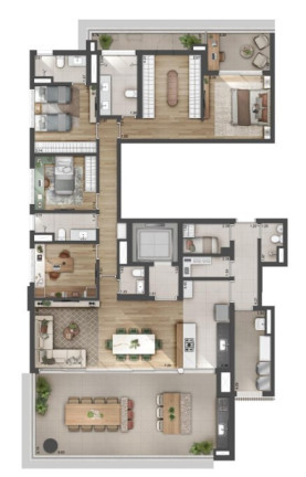 Imagem Apartamento com 4 Quartos à Venda, 224 m² em Perdizes - São Paulo