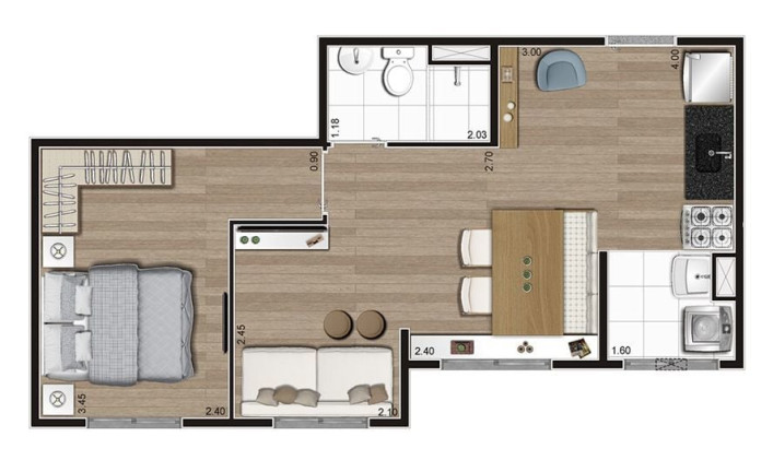 Imagem Apartamento com 2 Quartos à Venda, 35 m² em Morumbi - São Paulo Imagem Apartamento com 2 Quartos à Venda, 35 m² em Morumbi - São Paulo