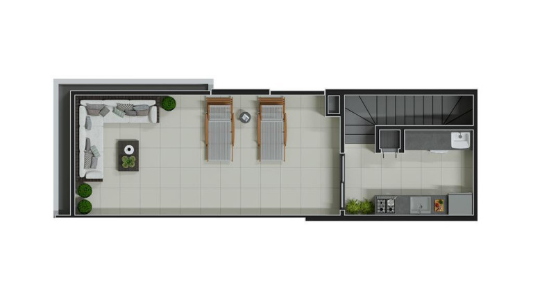 Imagem Apartamento com 2 Quartos à Venda, 55 m² em Bom Jesus - São José Dos Pinhais