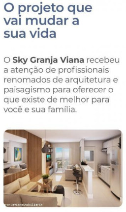 Imagem Apartamento com 2 Quartos à Venda, 67 m² em Sky Granja Viana - Programa Casa Verde Amarela - Cotia Imagem Apartamento com 2 Quartos à Venda, 67 m² em Sky Granja Viana - Programa Casa Verde Amarela - Cotia