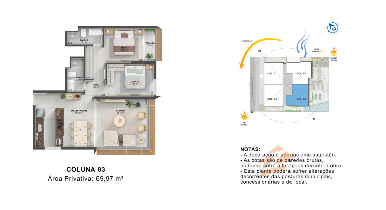 Imagem Apartamento com 2 Quartos à Venda, 69 m² em Enseada Azul - Guarapari Imagem Apartamento com 2 Quartos à Venda, 69 m² em Enseada Azul - Guarapari