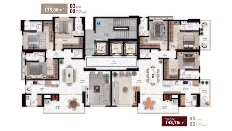 Imagem Apartamento com 3 Quartos à Venda, 148 m² em Meia Praia - Itapema Imagem Apartamento com 3 Quartos à Venda, 148 m² em Meia Praia - Itapema