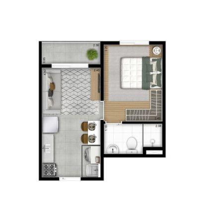 Imagem Apartamento com 1 Quarto à Venda, 25 m² em Mooca - São Paulo Imagem Apartamento com 1 Quarto à Venda, 25 m² em Mooca - São Paulo