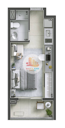 Imagem Kitnet à Venda, 26 m² em Vila Firmiano Pinto - São Paulo Imagem Kitnet à Venda, 26 m² em Vila Firmiano Pinto - São Paulo
