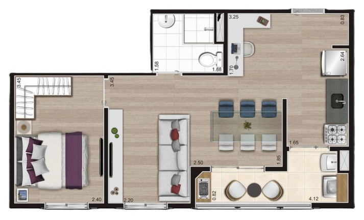 Imagem Imóvel com 2 Quartos à Venda, 41 m² em Jardim Imperador (zona Sul) - São Paulo Imagem Imóvel com 2 Quartos à Venda, 41 m² em Jardim Imperador (zona Sul) - São Paulo