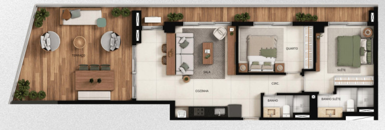 Imagem Apartamento com 2 Quartos à Venda, 74 m² em Serrinha - Goiânia Imagem Apartamento com 2 Quartos à Venda, 74 m² em Serrinha - Goiânia