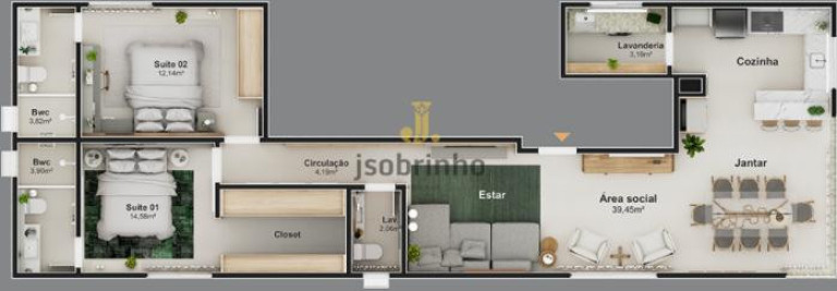 Imagem Apartamento com 2 Quartos à Venda, 93 m² em Centro - Balneário Camboriú Imagem Apartamento com 2 Quartos à Venda, 93 m² em Centro - Balneário Camboriú