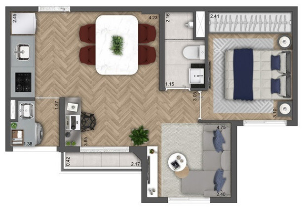 Imagem Apartamento com 2 Quartos à Venda, 38 m² em Imirim - São Paulo Imagem Apartamento com 2 Quartos à Venda, 38 m² em Imirim - São Paulo