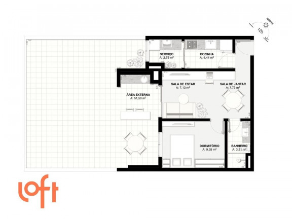 Imagem Imóvel com 1 Quarto à Venda, 94 m² em Campo Belo - São Paulo