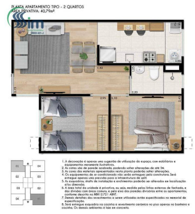 Imagem Apartamento com 2 Quartos à Venda, 40 m² em Siqueira - Fortaleza Imagem Apartamento com 2 Quartos à Venda, 40 m² em Siqueira - Fortaleza