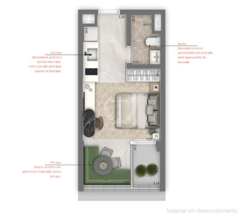 Imagem Apartamento com 1 Quarto à Venda, 26 m² em Vila Clementino - São Paulo Imagem Apartamento com 1 Quarto à Venda, 26 m² em Vila Clementino - São Paulo