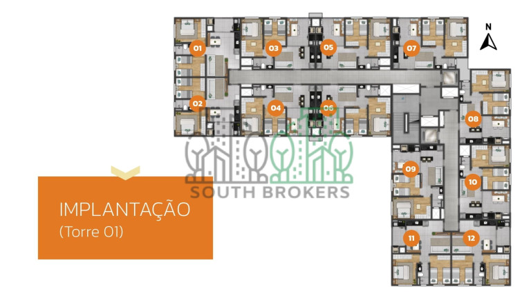 Imagem Apartamento com 2 Quartos à Venda, 48 m² em Ecoville - Curitiba Imagem Apartamento com 2 Quartos à Venda, 48 m² em Ecoville - Curitiba