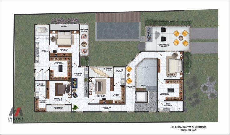 Imagem Casa com 5 Quartos à Venda, 433 m² em Alphaville Fortaleza - Eusébio Imagem Casa com 5 Quartos à Venda, 433 m² em Alphaville Fortaleza - Eusébio