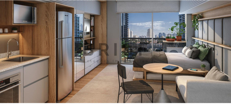 Apartamento com 1 Quarto à Venda, 24 m² em Vila Cordeiro - São Paulo