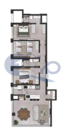 Imagem Apartamento com 3 Quartos à Venda, 110 m² em Centro - Torres Imagem Apartamento com 3 Quartos à Venda, 110 m² em Centro - Torres