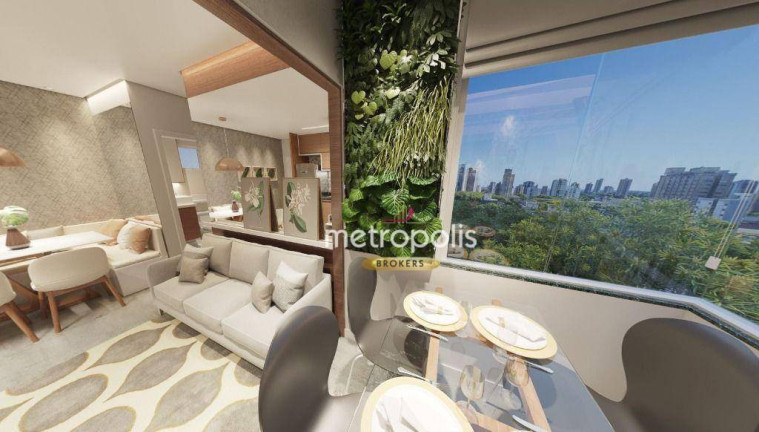Apartamento com 2 Quartos à Venda, 49 m² em Jardim - Santo André