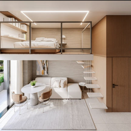Imagem Flat com 1 Quarto à Venda, 28 m² em Portão - Curitiba