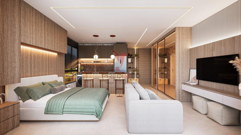 Imagem Imóvel com 1 Quarto à Venda, 27 m² em Armação De Itapocoroi - Penha Imagem Imóvel com 1 Quarto à Venda, 27 m² em Armação De Itapocoroi - Penha